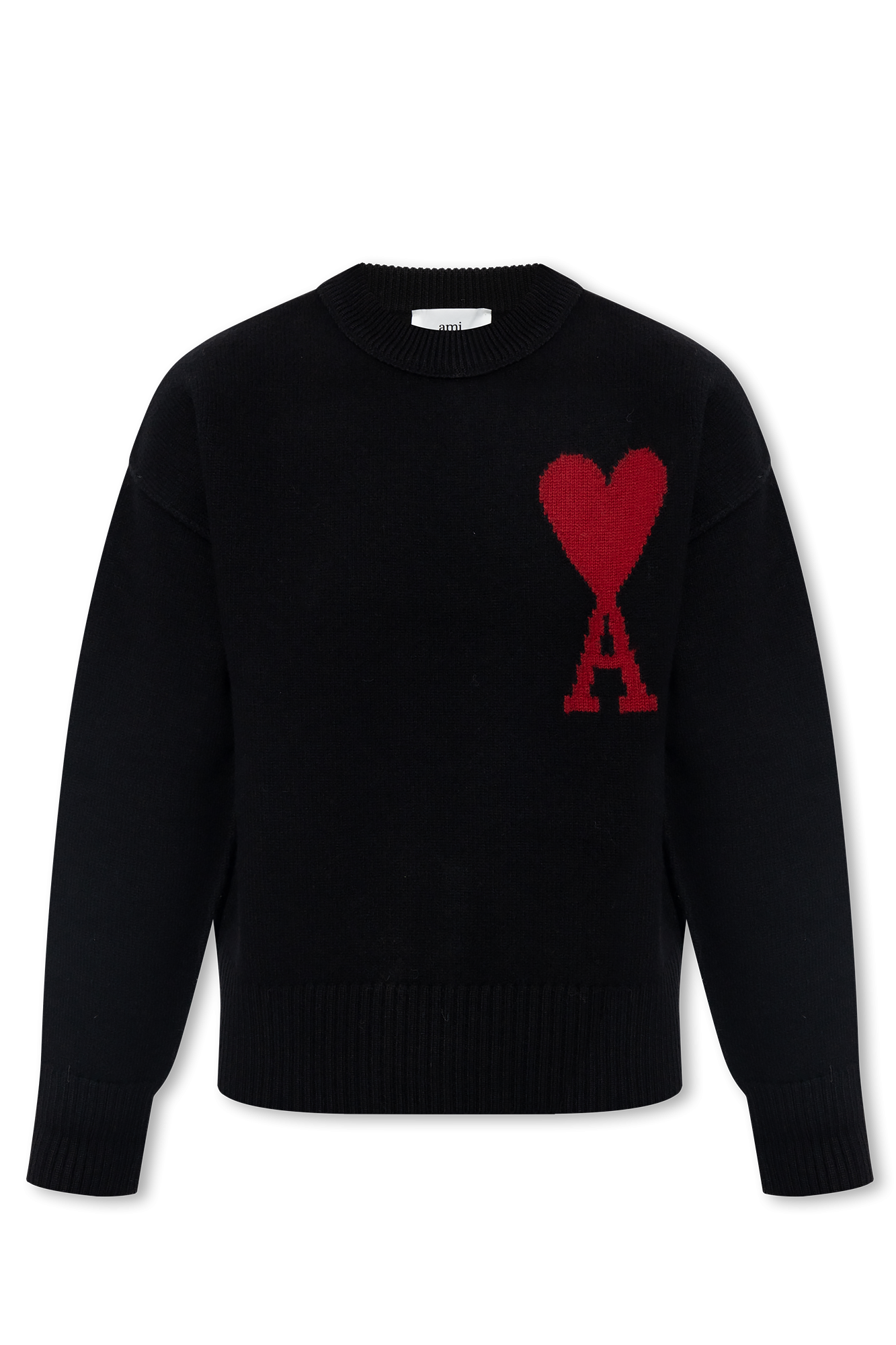 Black Wool sweater Ami Alexandre Mattiussi - Vitkac Canada